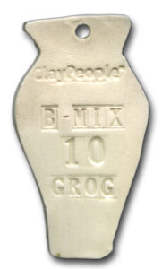 Example of a high fire clay body, bmix 10