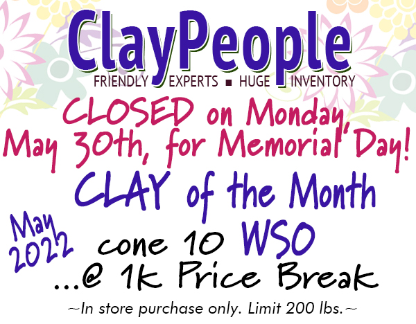 Closed Monday, May 30th for Memorial Day