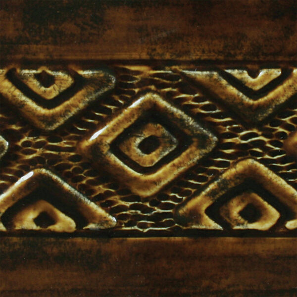 Textured Amber Brown