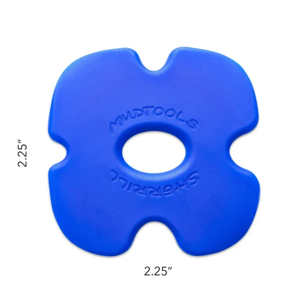 MudTools Blue Firm Polymer EDGY Rib