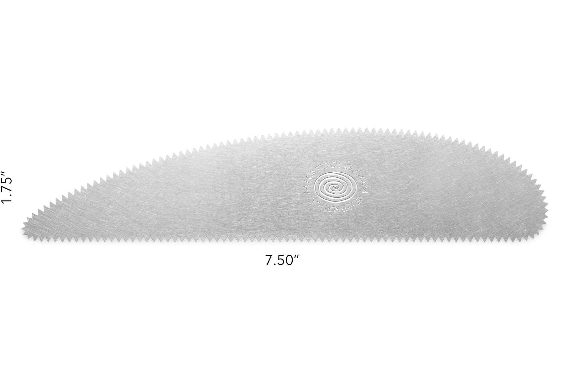 Mudtools Extra Long Coarse Edge Stainless Steel Scraper Rib
