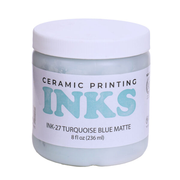 Printing Ink Turquoise Blue 8oz