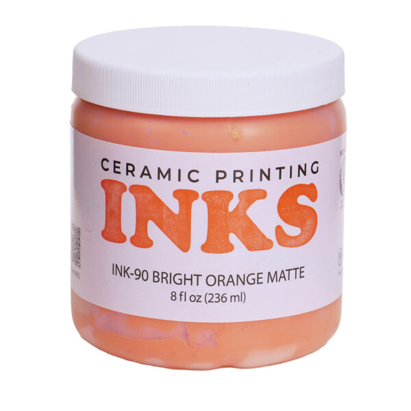 Printing Ink Bright Orange 8oz