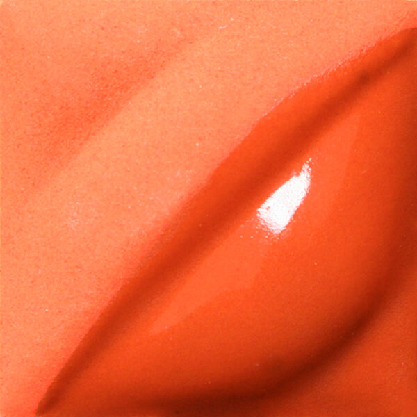 Amaco V-389 Flame Orange Velvet Underglaze - 2 oz
