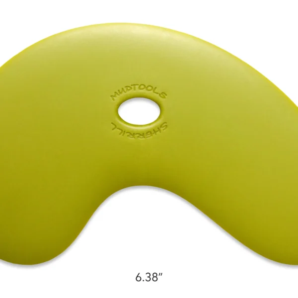 MudTools LBG Avocado Green Firm Polymer Large Bowl Rib
