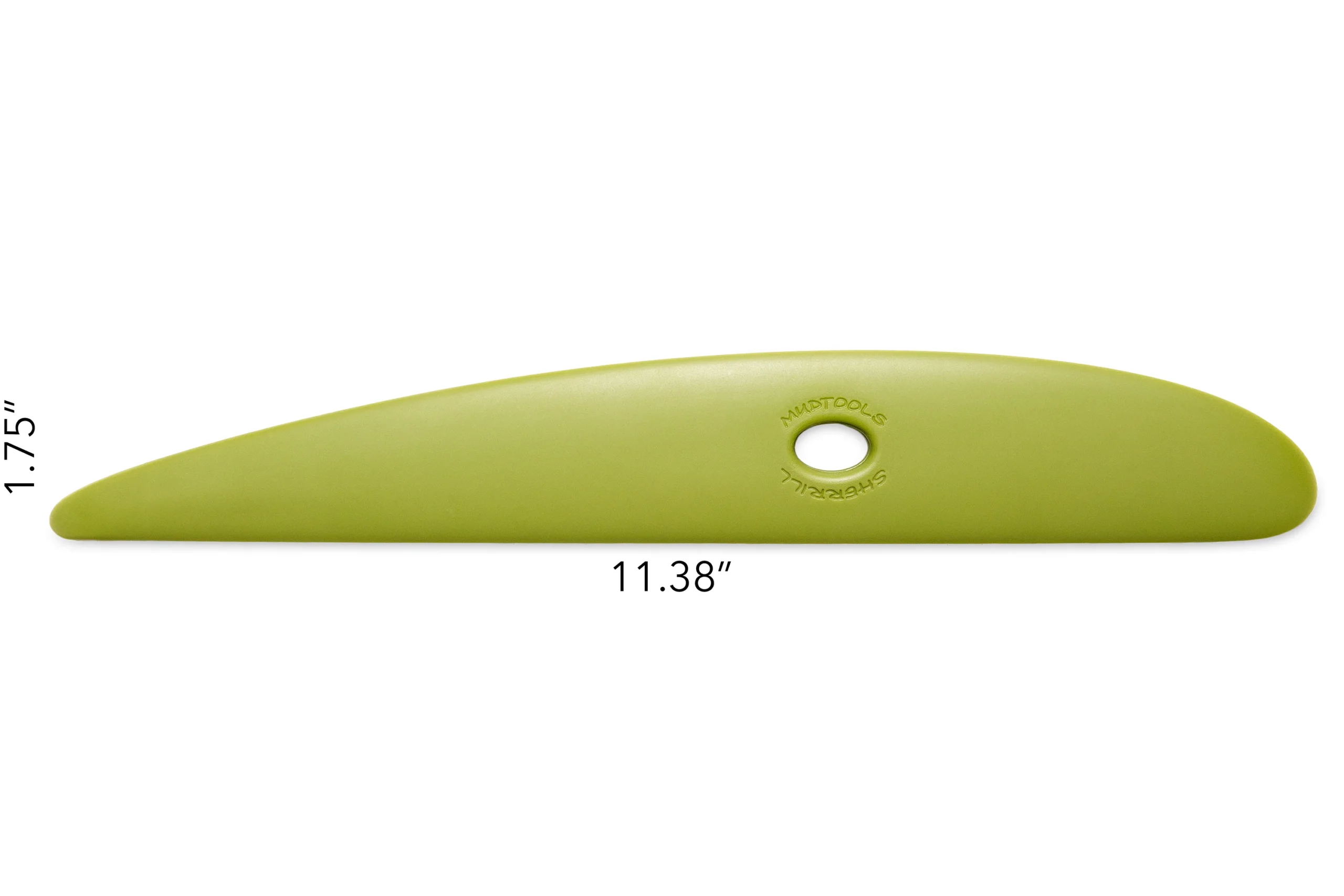 MudTools LPG - Firm Large Polymer Platter Rib Green
