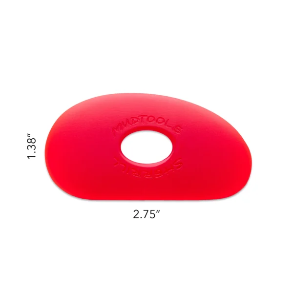 MudTools R0 Red Very Soft Polymer Rib Shape #0