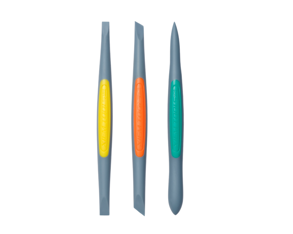 Xiem Clay Finishing Tools (Medium) - Flex-Firm Silicon Set (3pcs)