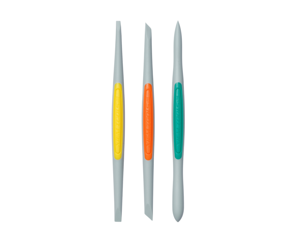Xiem Clay Finishing Tools (Small) Flex-Firm Silicon Set (3pcs)