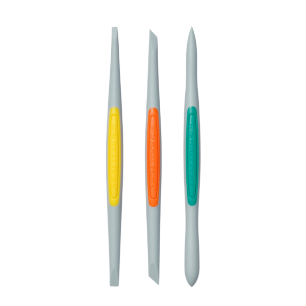 Xiem Clay Finishing Tools (Small) Flex-Firm Silicon Set (3pcs)