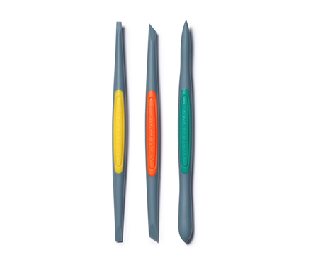 Xiem Clay Finishing Tools (small) : Flex-Firm Silicon Set (3pcs)