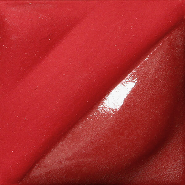 Amaco V-387 Bright Red Velvet Underglaze