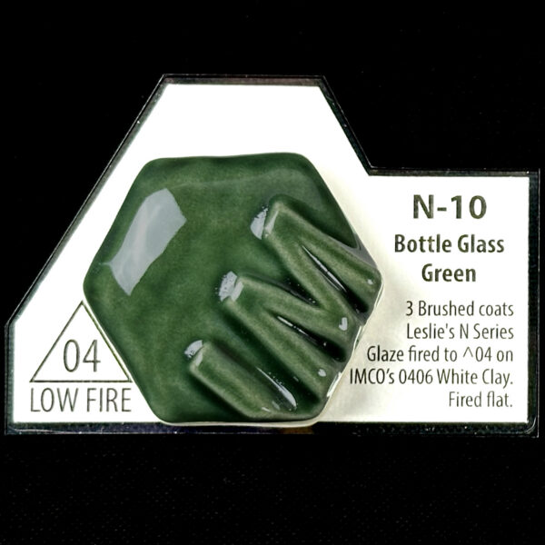 Leslie's Low Fire N10 Bottle Green (Pint)