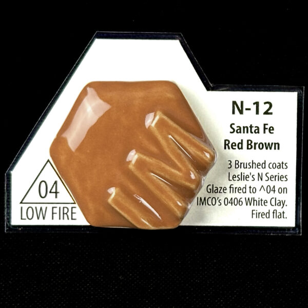 Leslie's Low Fire N12 Santa Fe Red Brown (Pint)