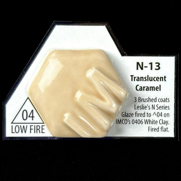 Leslie's Low Fire N13 Translucent Caramel (Pint)