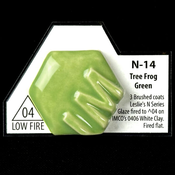 Leslie's Low Fire N14 Tree Frog Green (Pint)