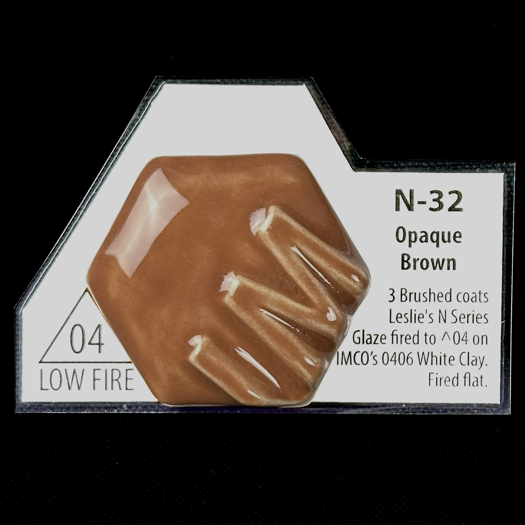Leslie's Low Fire N32 Opaque Brown (Pint)