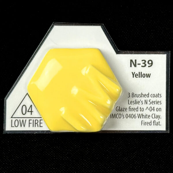 Leslie's Low Fire N39 Yellow Opaque (Pint)