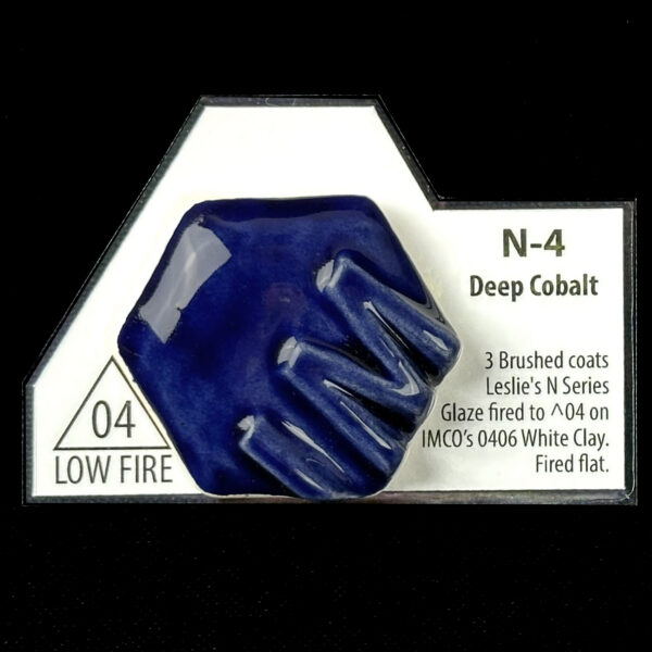 Leslie's Low Fire N4 Deep Cobalt Blue (Pint)