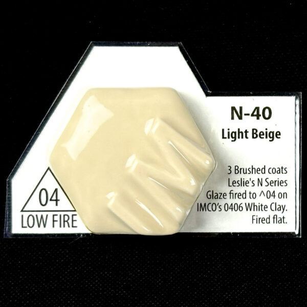 Leslie's Low Fire N40 Light Beige (Pint)