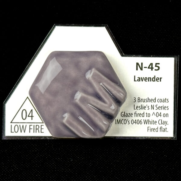 Leslie's Low Fire N45 Lavender (Pint)