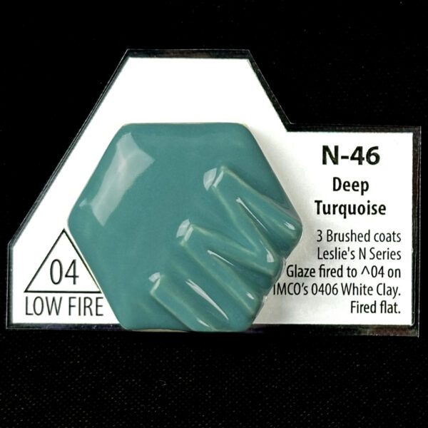 Leslie's Low Fire N46 Deep Turquoise (Pint)