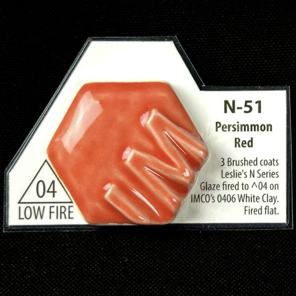 Leslie's Low Fire N51 Persimmon Red (Pint)