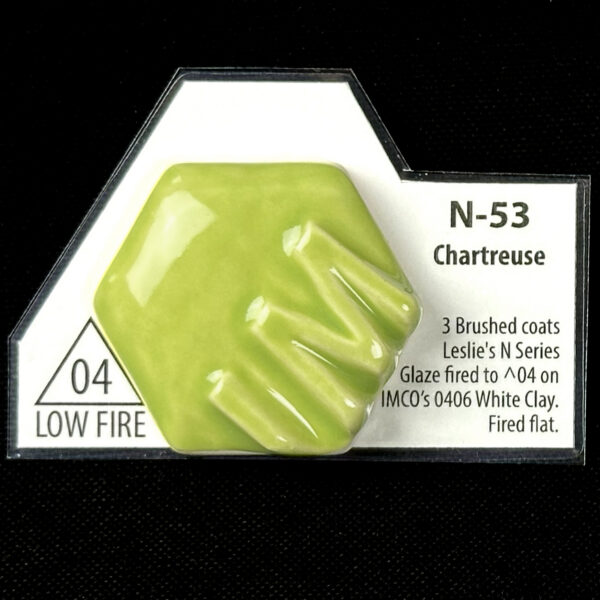 Leslie's Low Fire N53 Chartreuse (Pint)