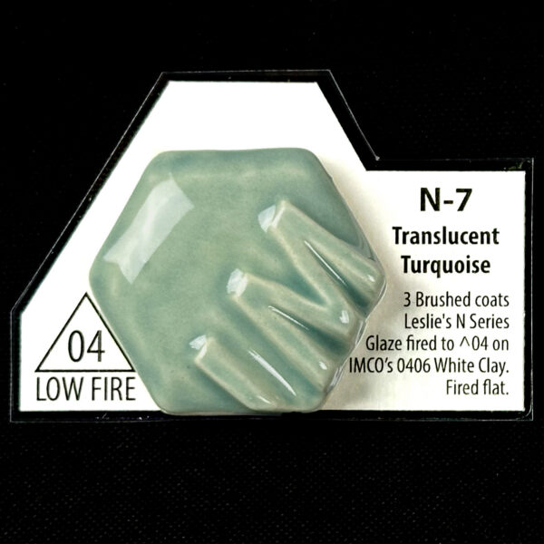 Leslie's Low Fire N7 Turquoise (Pint)
