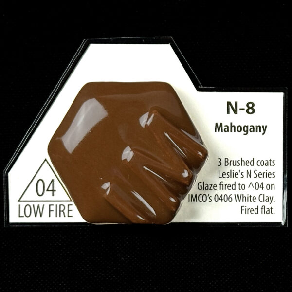 Leslie's Low Fire N8 Mahogany Brown (Pint)