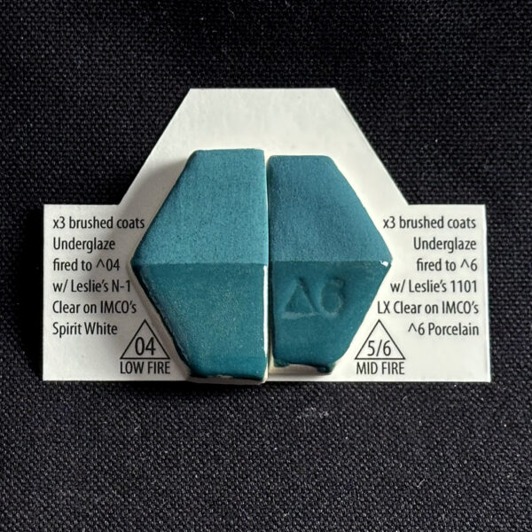 Leslie's Underglaze U12 Blue Green (Pint)